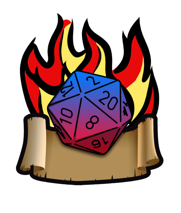 Flamming dice